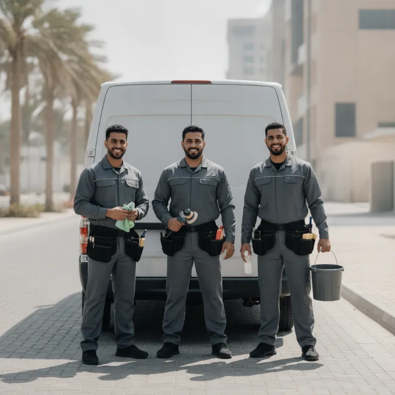 Auto Detailing team in Musaffah